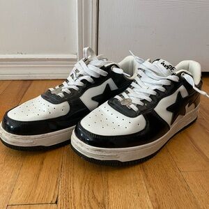 Bape Men's Sneakers in Black and White